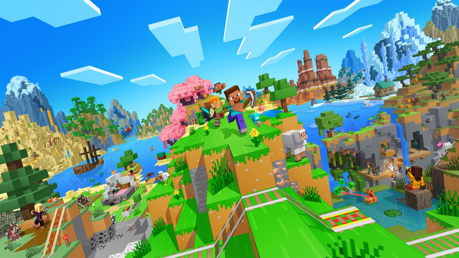 Official key art from Minecraft